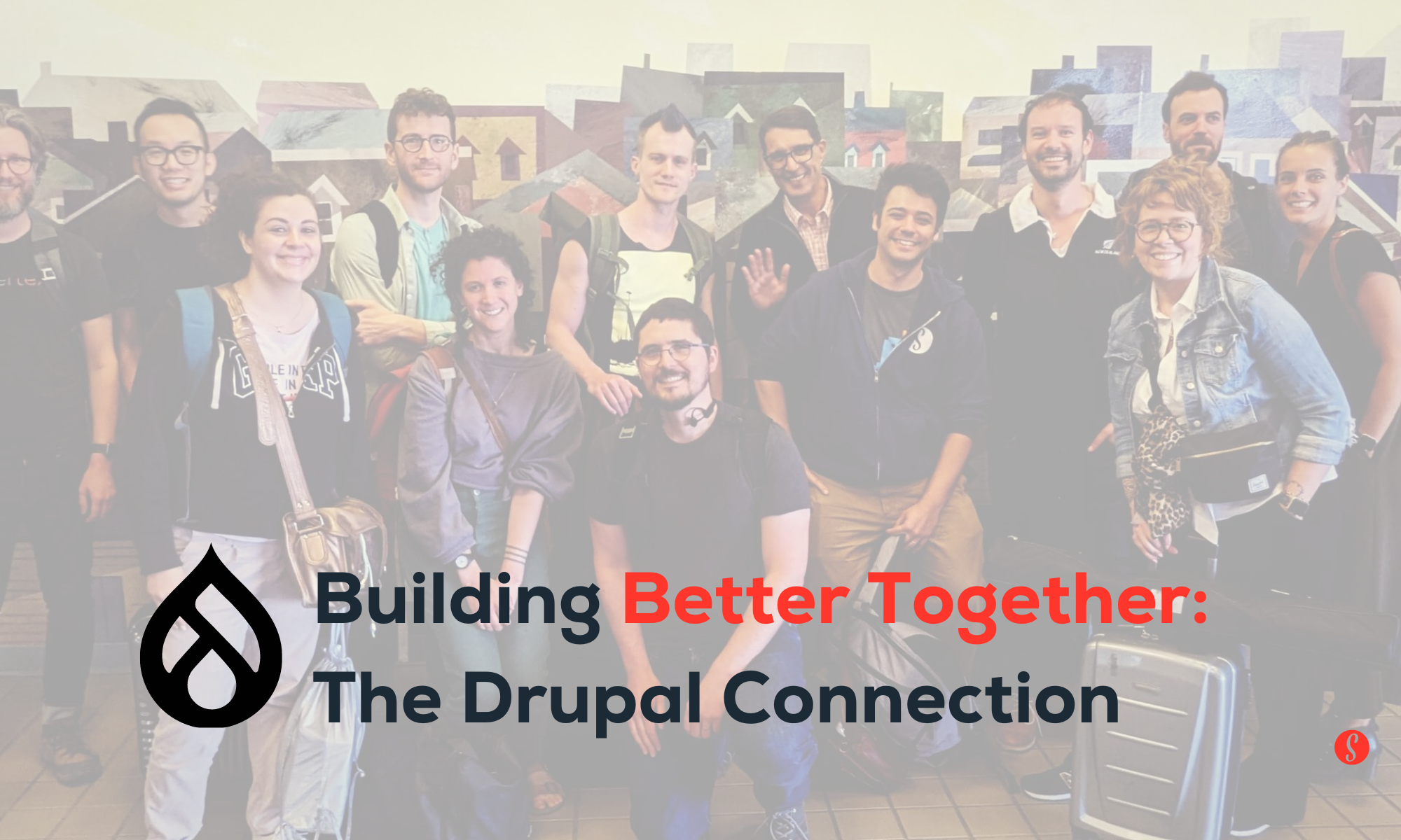 The Symetris team travelling together with Evolving Web Team to attend DrupalCon.