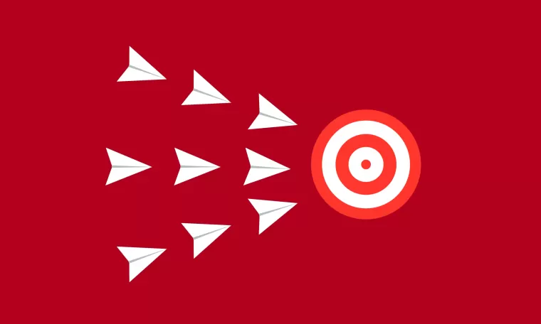 Darts and target