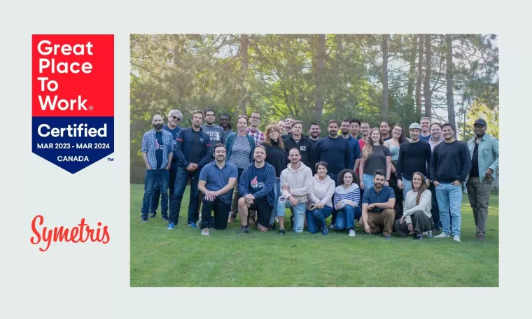 Symetris is a great place to work in Canada in 2023