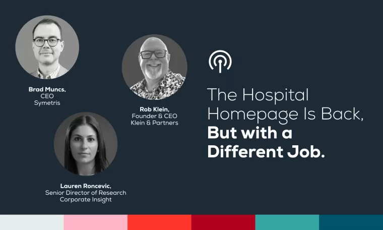 Videocast Article Cover - The Hospital Homepage Is Back But With A Different Job
