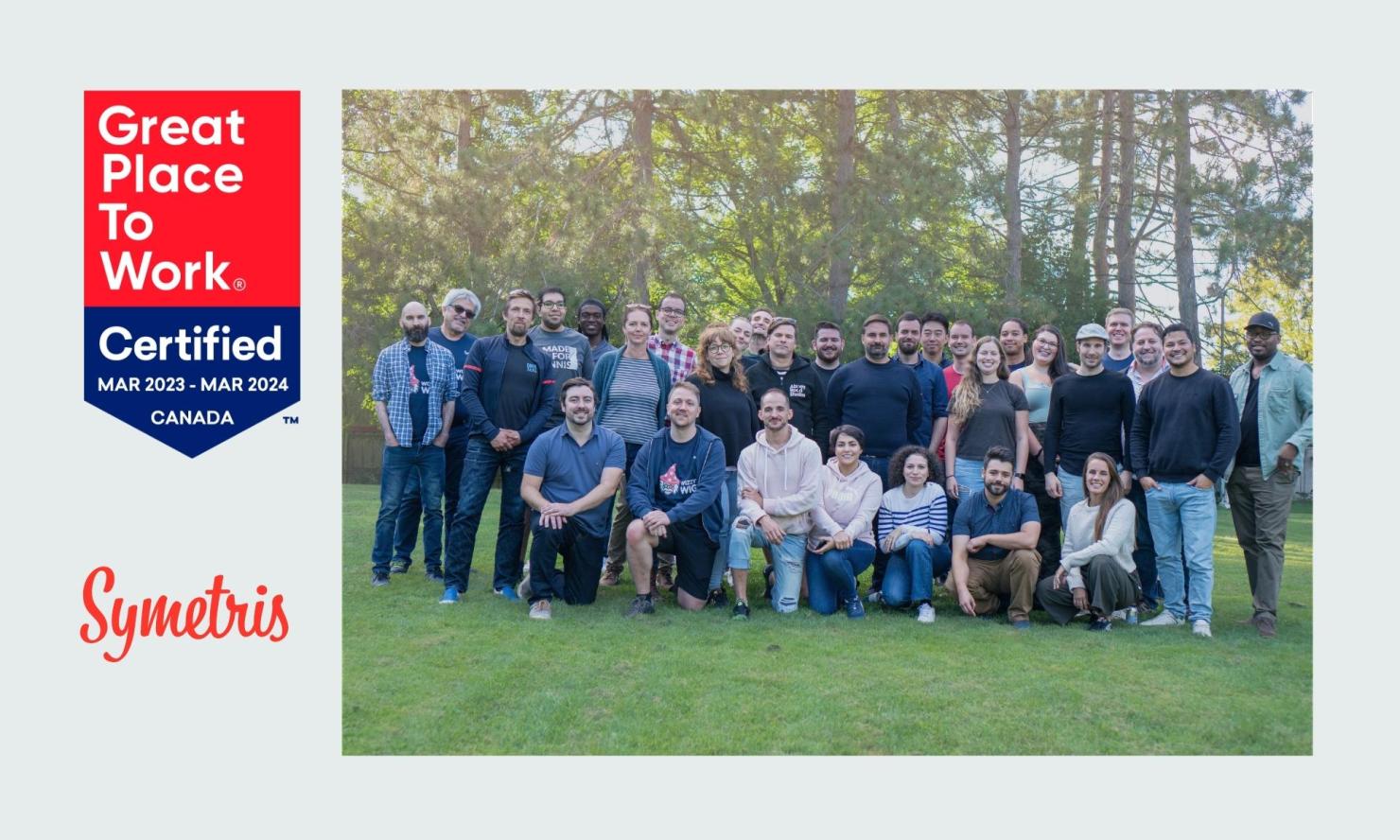 Symetris is a great place to work in Canada in 2023